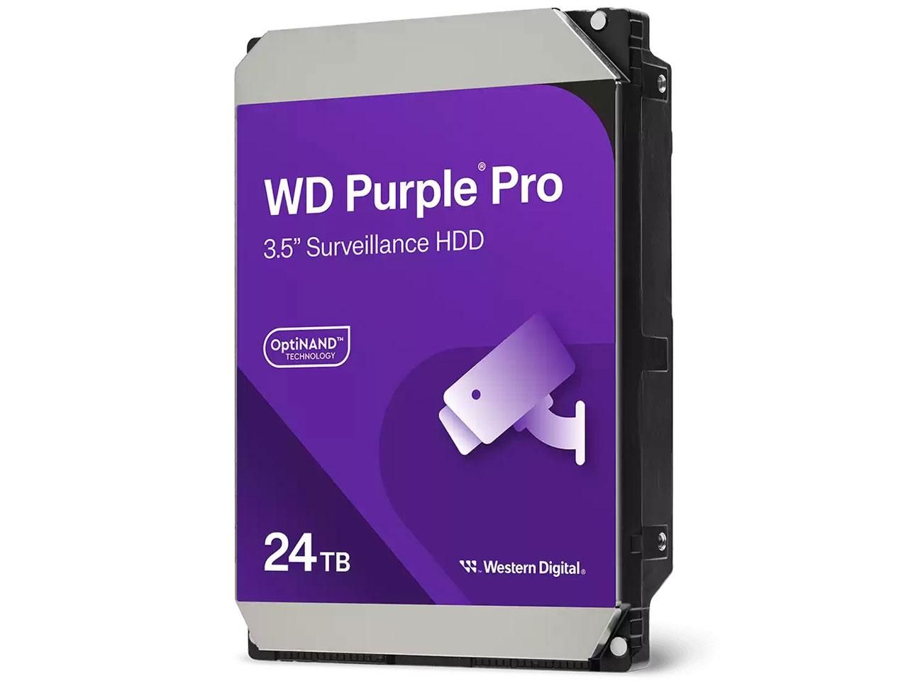 WESTERN DIGITAL Purple Pro SATA 6 Gb s 512 MB 24 TB 7200 rpm 3 5 inch CMR