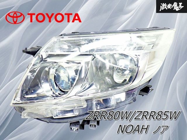 トヨタ ZRR80 ノア ヘッドライト 左 磨き済み トヨタ 純正 ノア 80 後期 ハイブリッド LED ヘッドライト 左