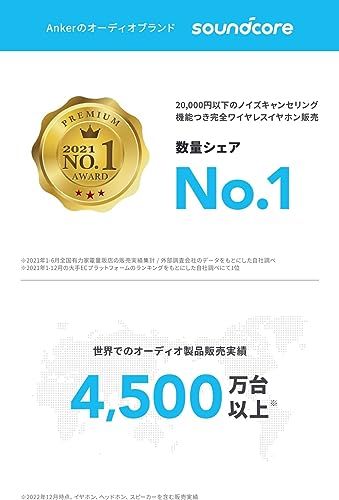 Anker Soundcore A 25 i Bluetooth 5.3 完全ワイヤレスイヤホン|Soundcoreアプリ連携|サウンドカスタマイズ | 最大28時間音楽再生 IPX 5防水規格 ゲーミングモード| アプリ対 0 bdf 8 bd 9