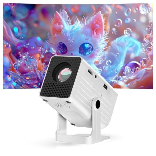 2025 令和7年 新登場 BOIFUN家庭用プロジェクター 1080 P画質 4 K対応 16000 LM 180°回転 5 GWiFi 長寿命ランプ付き Bluetooth 5.4 自動台形補正 HiFiスピーカー内蔵 小型プロジ 2 f 7 c 56