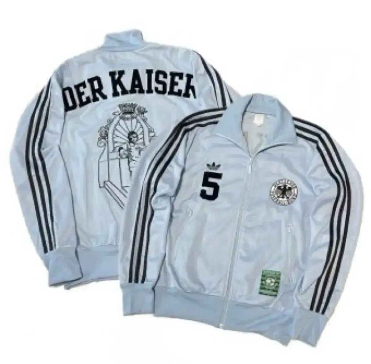 アディダス 必須アイテム ジャージ ドイツ BECKENBAUER ベッケンバウアー ライトブルー