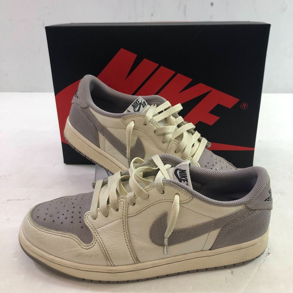 04 w 5772∞ NIKE AIR JORDAN 1 LOW OG ナイキ エアジョーダン ロー CZ 0790-101 アトモスフィア グレー 27 cm スニーカー