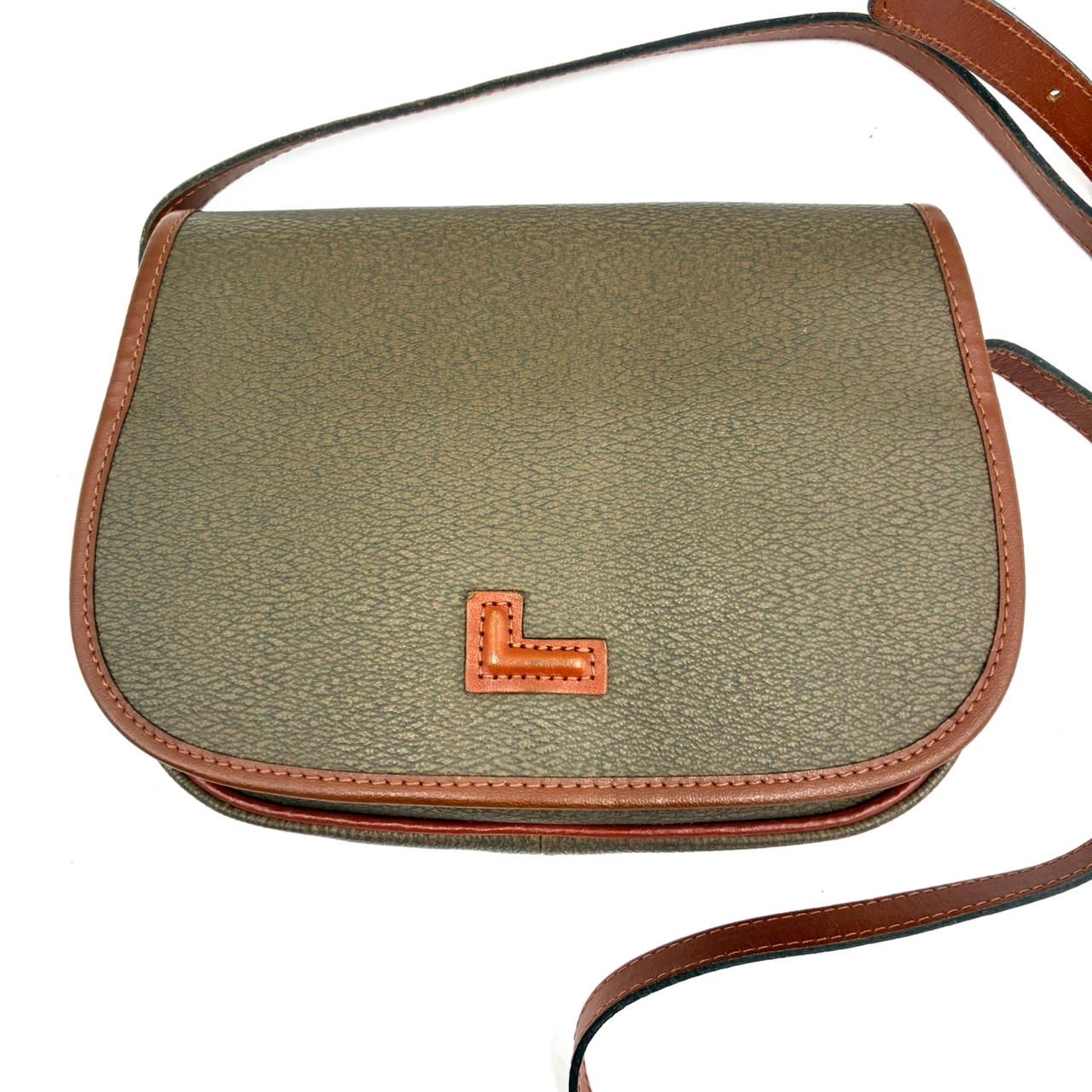 美品】ランセル LANCEL ショルダーバッグ ブラウン レザー 斜め掛け 鞄 