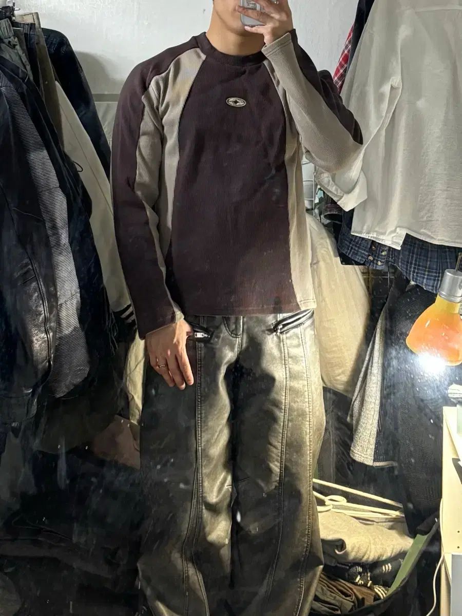 アイフィールラッキー カーブド LINE ニット M