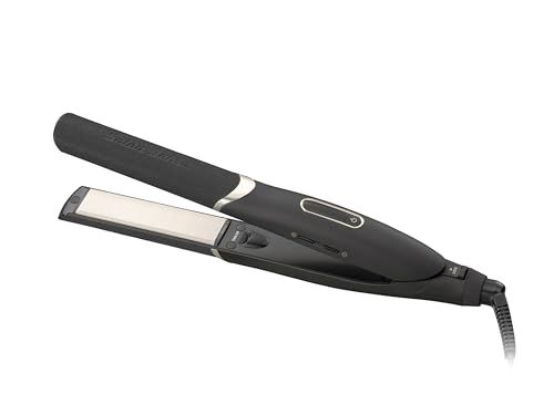コイズミ ヘアアイロン ストレート ツインマイナスイオン サロンセンス 300 シルキーモイスト 耐熱フェルト 海外対応 ブラック KHS-8770|K aa 7001 c 5