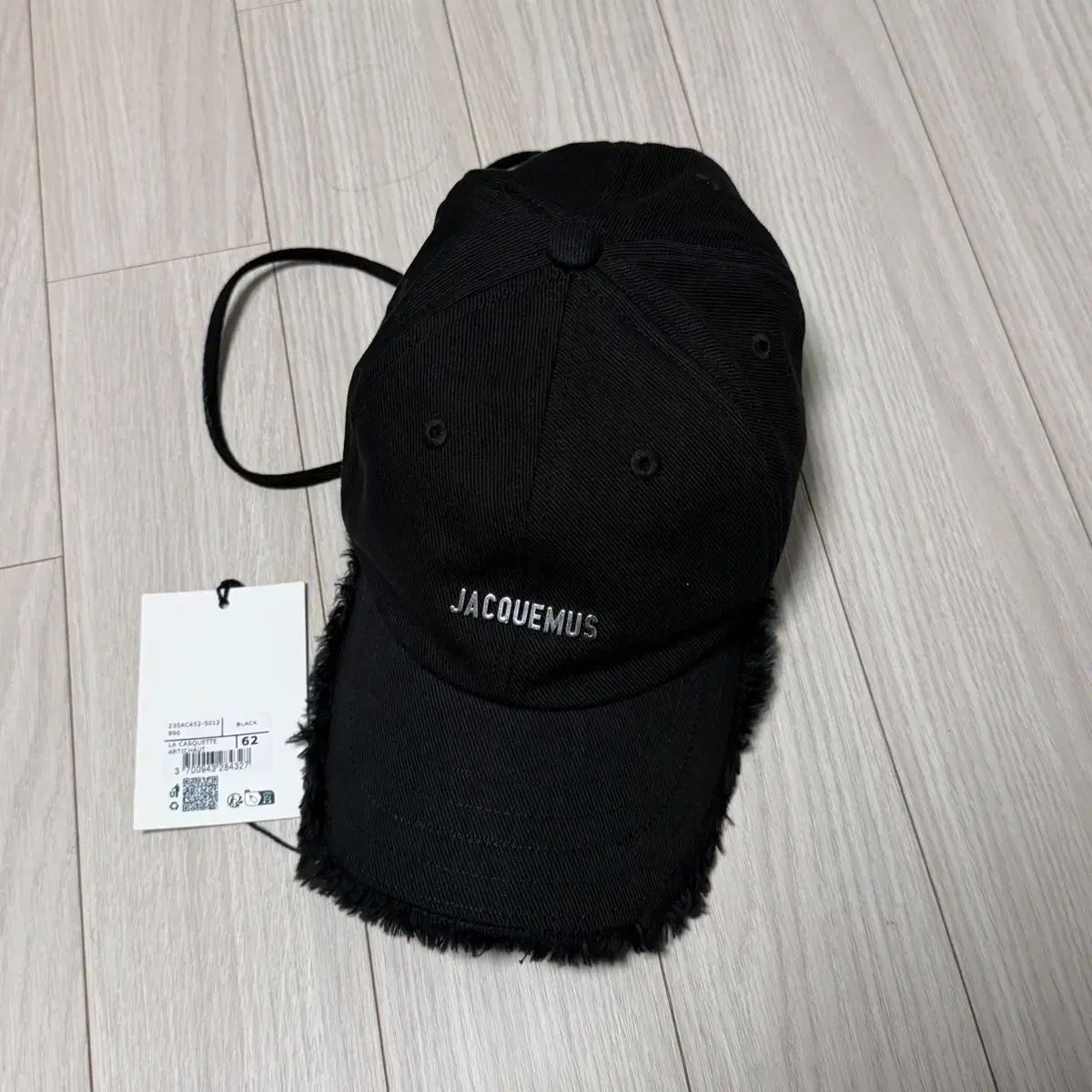 ジャックムス ラ カスケット アーティチョーク フリンジ ベースボール キャップ ブラック 62 チノパン 主役アイテム