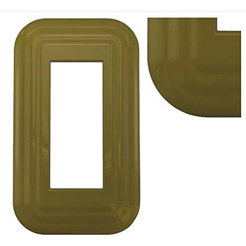 スイッチ コンセントプレート ムホーローレトロシリーズ モスグリーン PXP-HH 01-MG