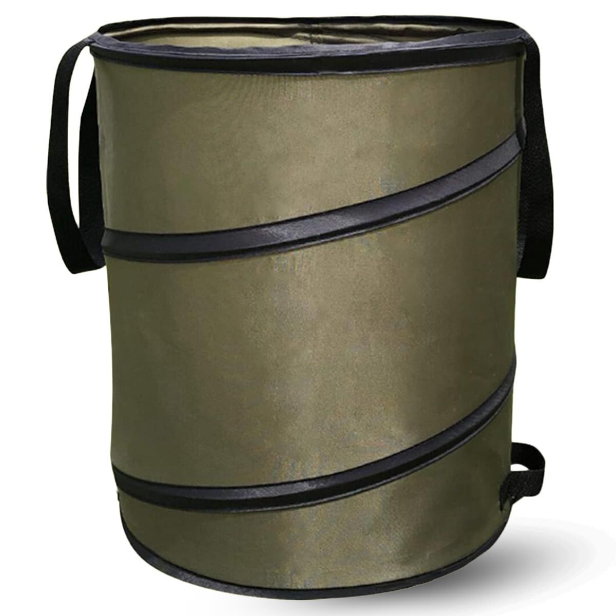 トラッシュボックス キャンプ ゴミ箱 ダストボックス ポップアップ 折りたたみ 軽量 コンパクト 携帯 アウトドア ソロキャンプ グリーン
