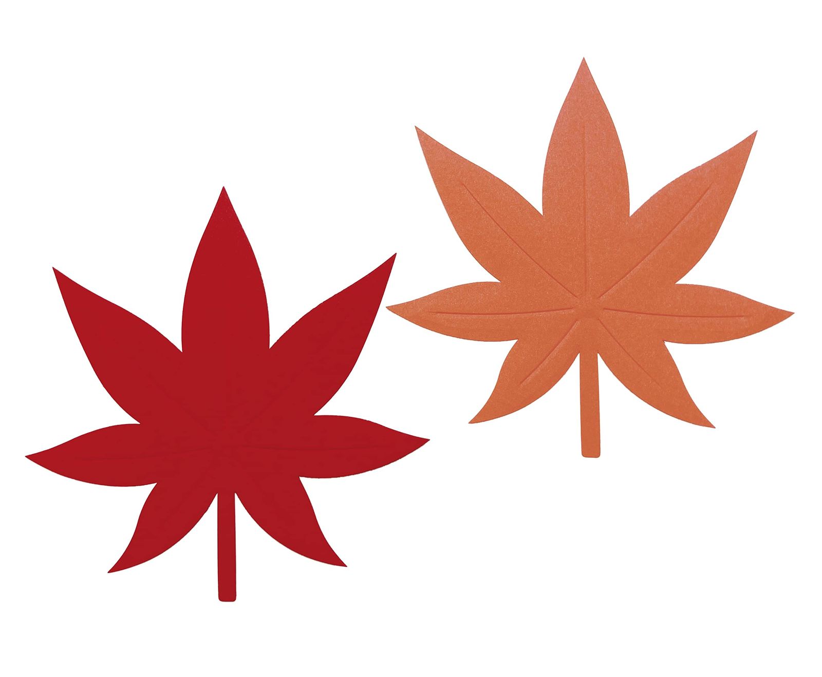 ディスプレイカード もみじ 濃い赤 朱色 各 計 入