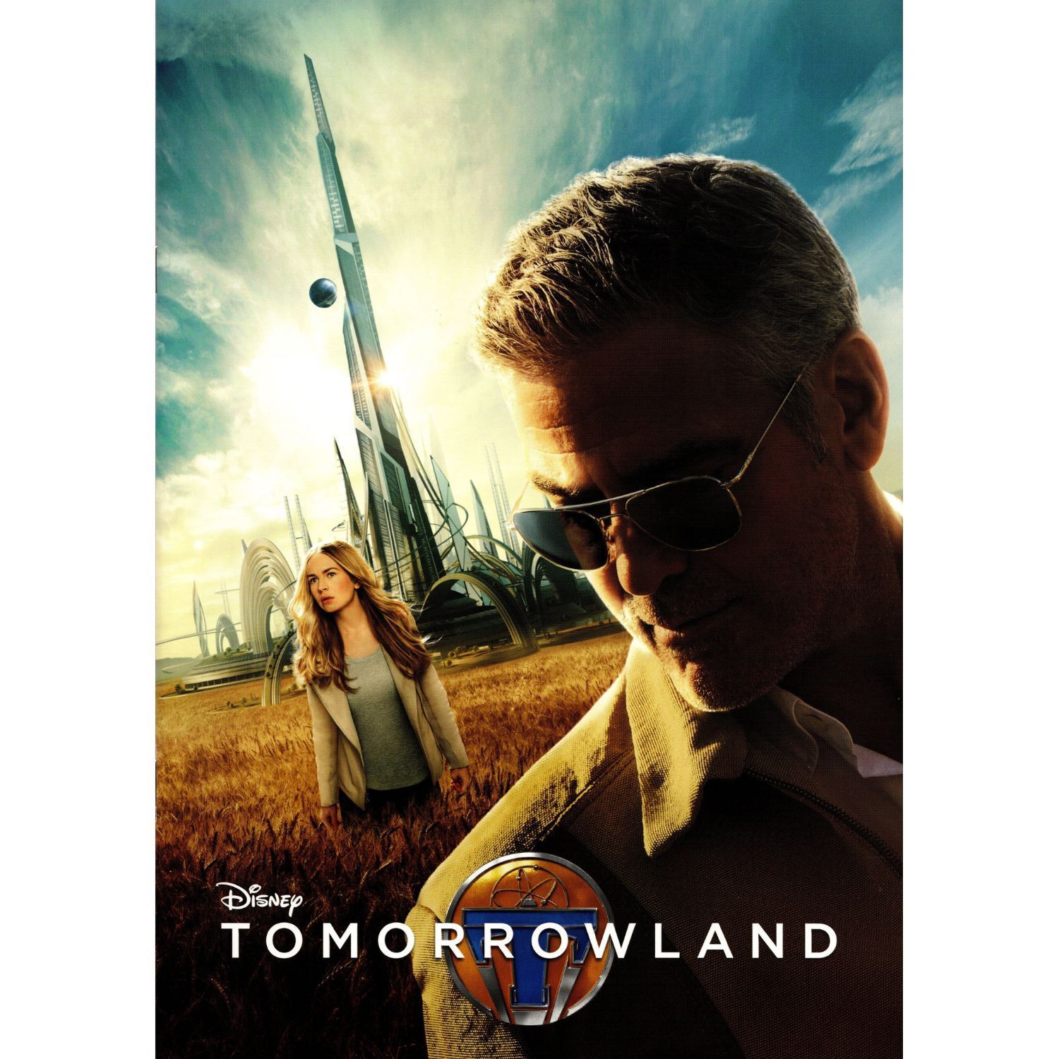 送料無料 】 トゥモローランド 映画 チラシ & パンフレット セット