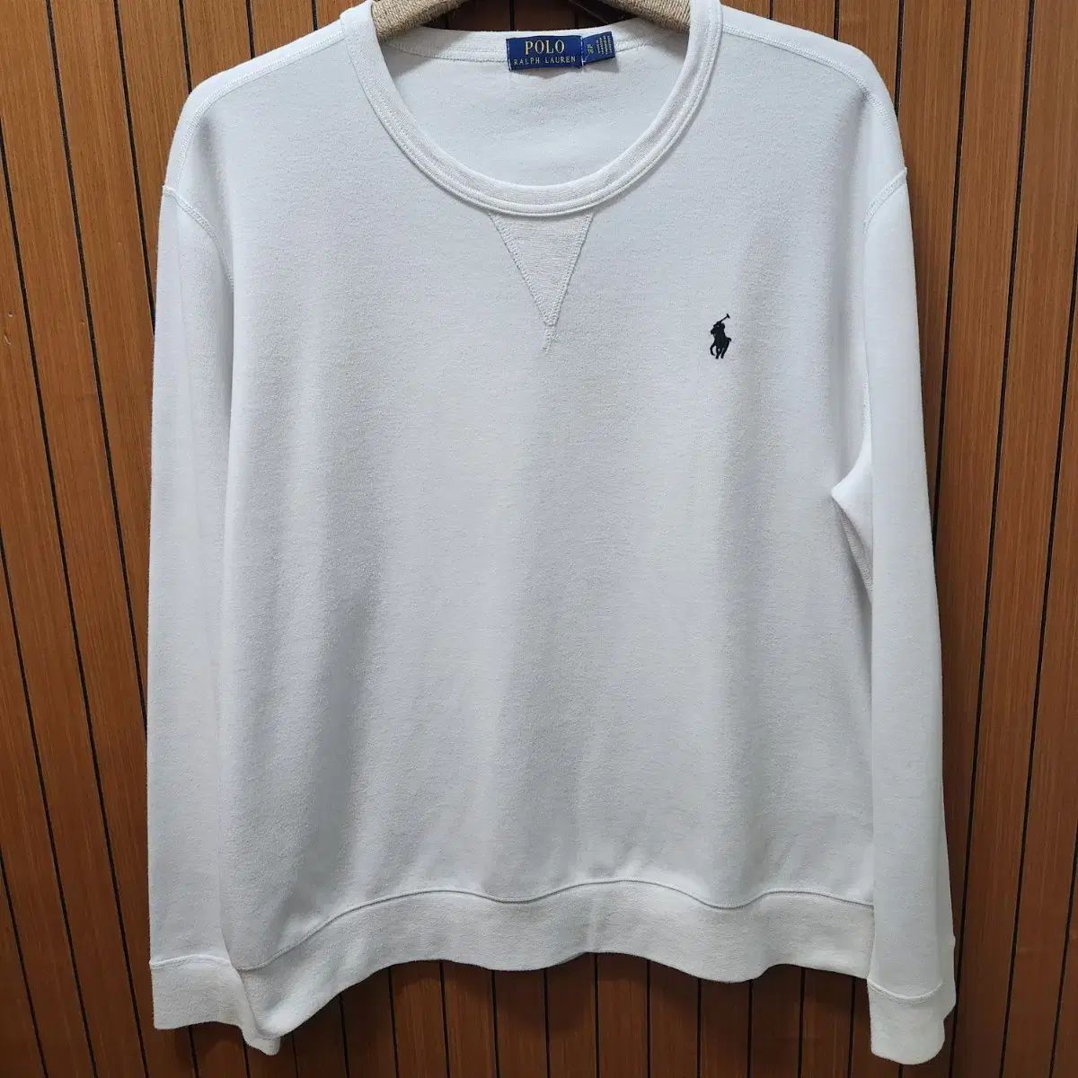 ポロ ラルフローレン スウェット 白