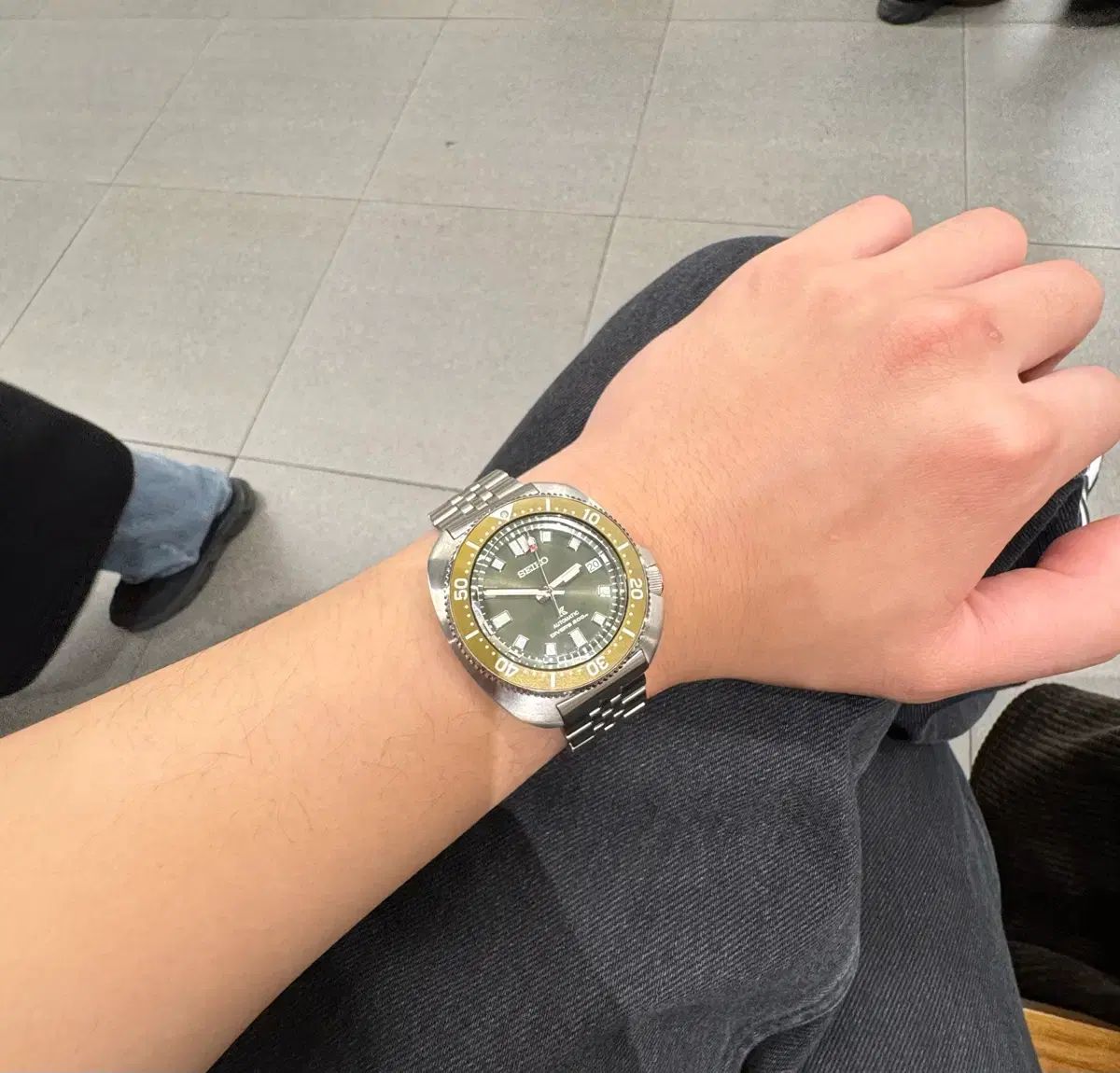セイコー spb153 グリーンタートル ダイバーズウォッチ
