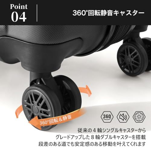 送料無料】[Bargiotti] ABSスーツケース キャリーバッグ キャリー