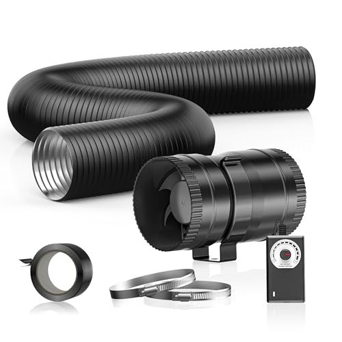 Hon Guan ダクトファン セット 75 mm 中間取付型 インボ ダクト用 換気扇 強力 省エネ 静音 塗装ブース用 家焼肉 丸形タイプ 産業用換気扇 ダクトホース入り 2 5 m 1本 クランプ入り 汎用テープ付 スタンド付 取扱説明 彡