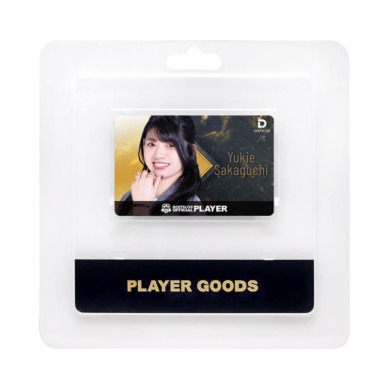  DARTSLIVE PLAYER GOODS第六弾 坂口優希恵選手 ダーツ カード 彡 おすすめボードゲーム ダーツ パズル ボードゲーム