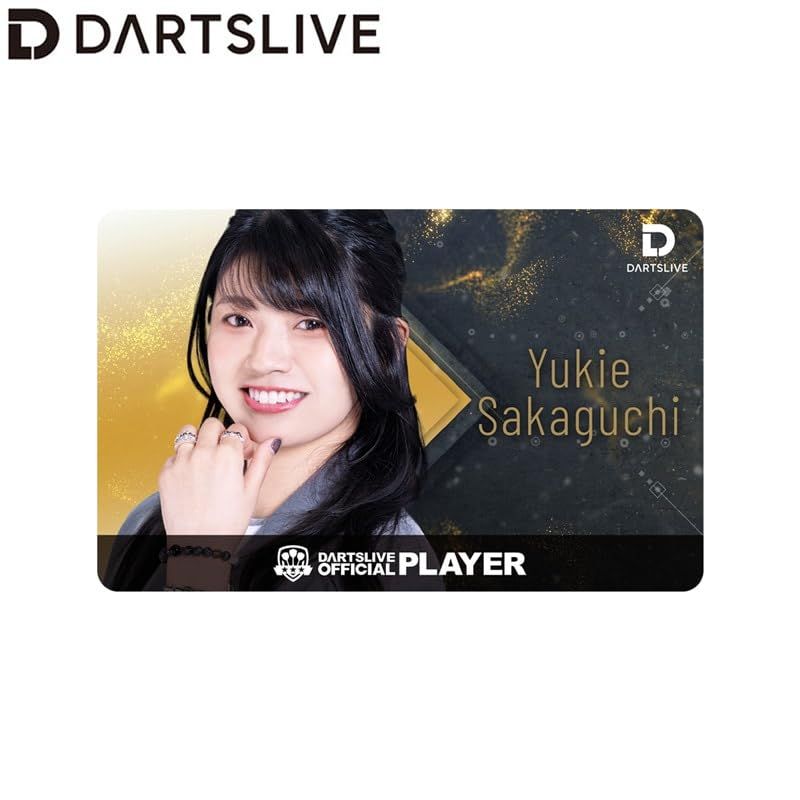 DARTSLIVE PLAYER GOODS第六弾 坂口優希恵選手 ダーツ カード 彡