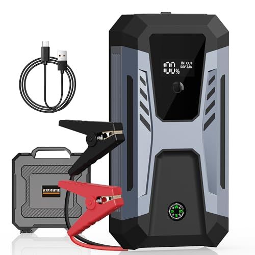 ジャンプスターター 12 V 車用 エンジンスターター ピーク電流 2000 A バイク 6 Lまでガソリンエンジン車 | 3 Lまでディーゼル車対応 車緊急始動 機能 LED緊急ライト PSE承認済み 0 aa fc 29