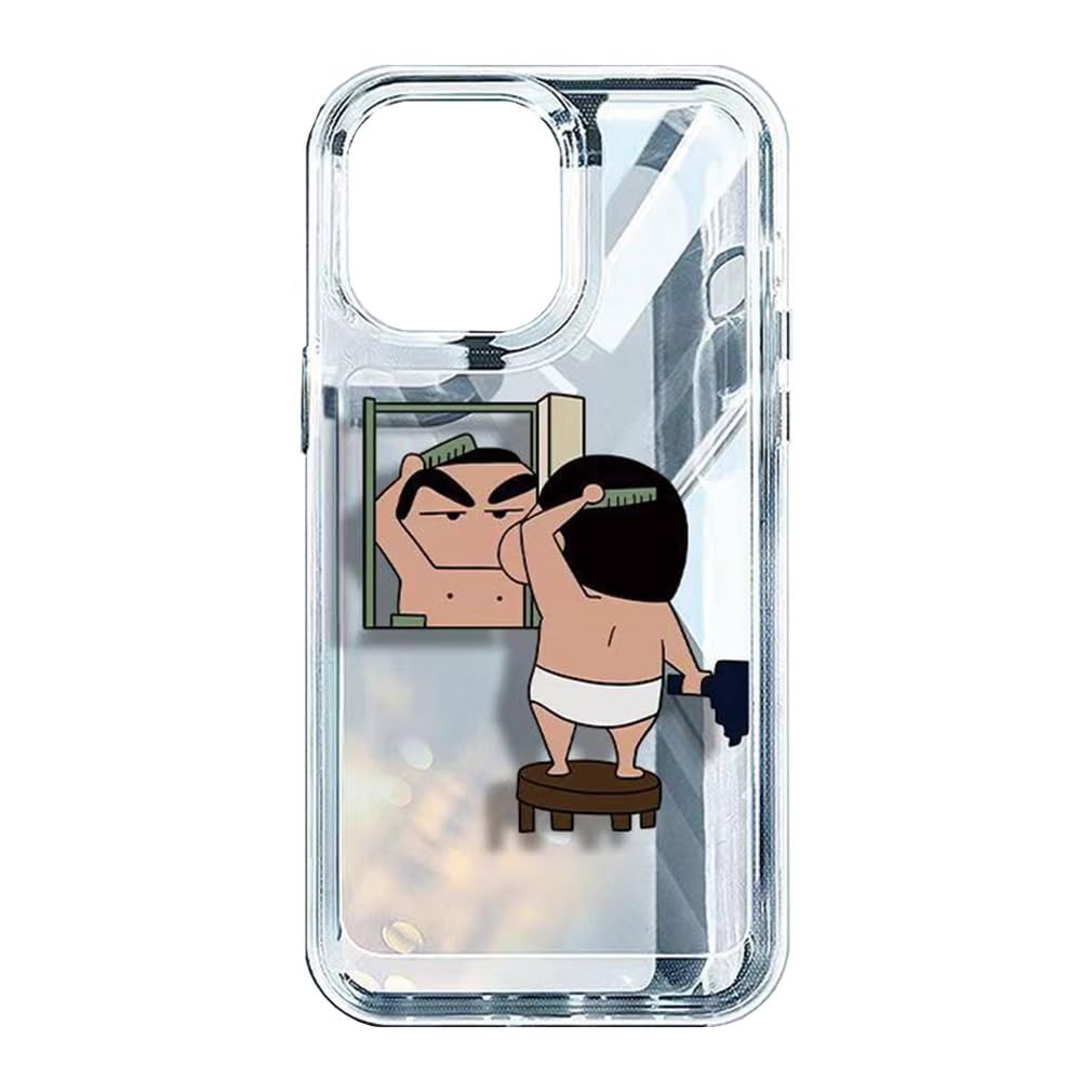 クレヨンしんちゃん iPhone 12 用 ケース スマホケース ?用 全機種対応 黄ばみにくい TPU 透明 すり傷防止 指紋防止 耐衝撃 携帯保護カバー 薄型 ソフト 軽量