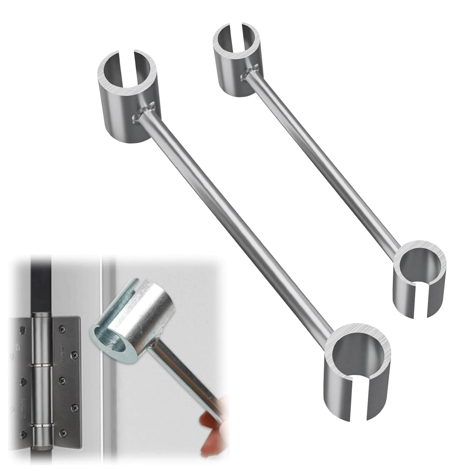 丁番起こし ツ2本セット 14 mm-19 mm 23 mm-25 住宅用ドアヒンジ調整ツール 丁番調整金具 丸ボルト調整レンチツール用スパナキー ドアヒンジレンチ プロから初心者まで 幅広いサイズに対応 ドア 扉 とびら 大工 DIY