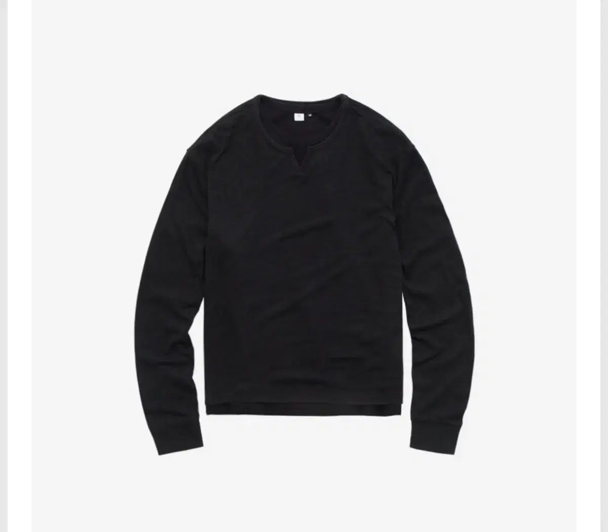 2 POLYTERU ルートネック クロップド ロングスリーブ ブラック