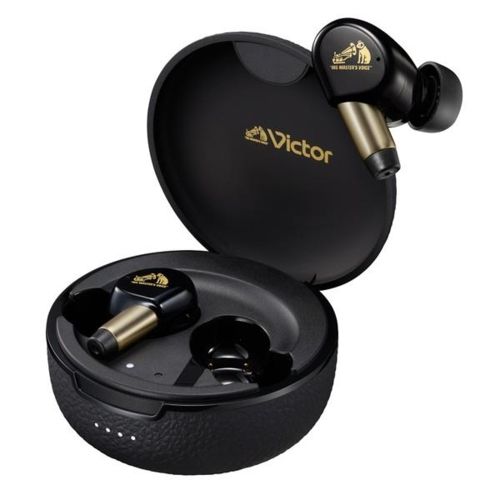 ビクター Victor HA-FW 5000 T-B ピアノブラック WOOD master 完全ワイヤレスイヤホン ウッドマスター