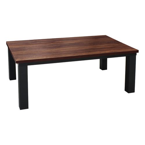 ユアサプライムス YLW-1059 MC-MBK アンティーク調 ゆったり2人用 ビングこたつ