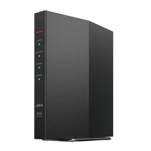 バッファロー BUFFALO WSR- -BK ブラック AirStation Wi-Fi 6 対応ルーター スタンダードモデル