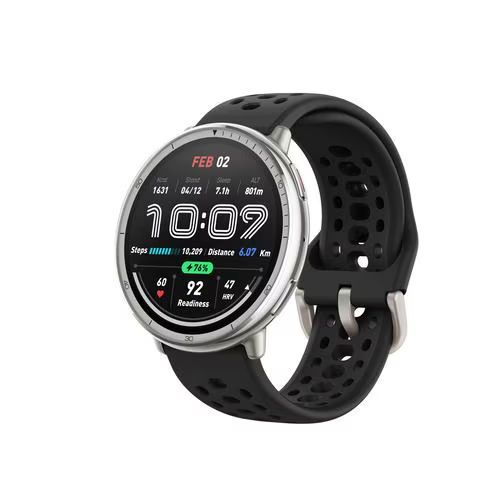 アマズフィット Amazfit -C 226 ブラック Active 2 Round ブラックスポーツシリコン スマートウォッチ
