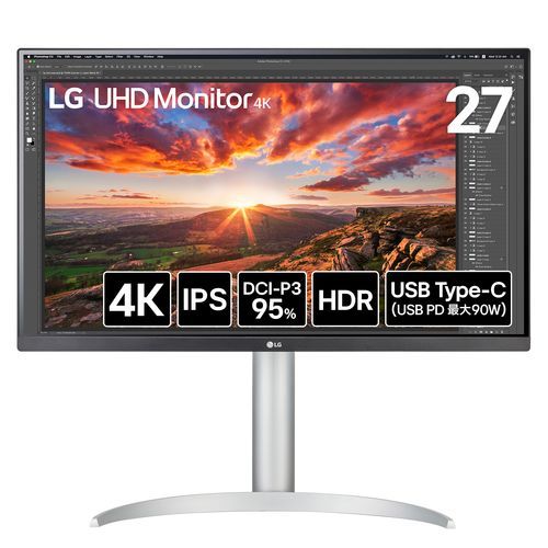 LGエレクトロニクス LG -W UHD Monitor 4 K 27型 Kモニター
