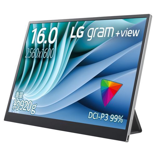 LGエレクトロニクス LG 16 MR 70 gram view 16型 WQXGAモバイルディスプレイ