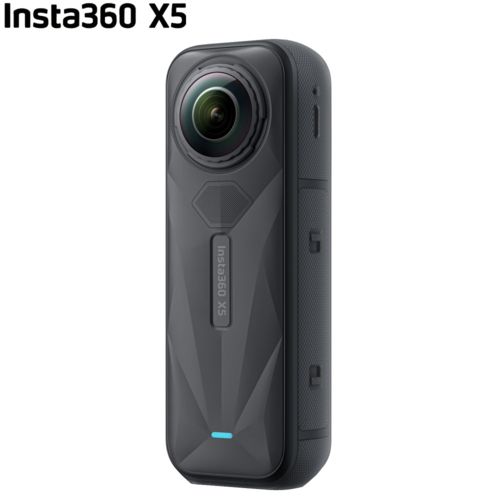 長期5年保証付 Insta 360 X 5 ブラック 8 K 360度アクションカメラ -X 510