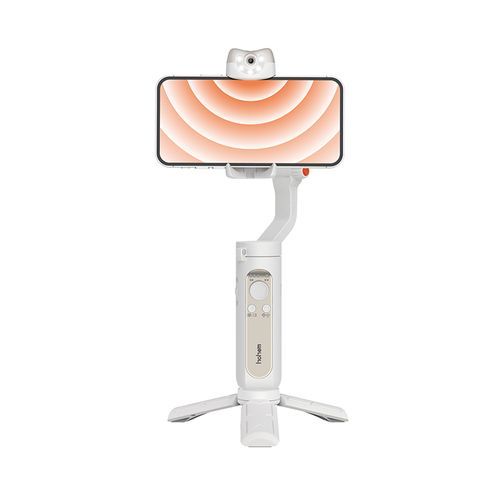 Hohem ホーヘム iSteady V 2 White スマートフォン用 AIビジョンセンサー内蔵ジンバルスティック