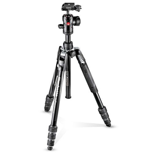 マンフロット Manfrotto -BH ブラック|シルバー Befree Advanced アルミニウムT三脚キット
