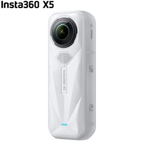 Insta 360 X 5 サテンホワイト 8 K 360度アクションカメラ -X 532 モデル