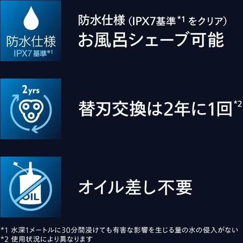 5000シリーズ ウェット-ドライ電気シェーバー