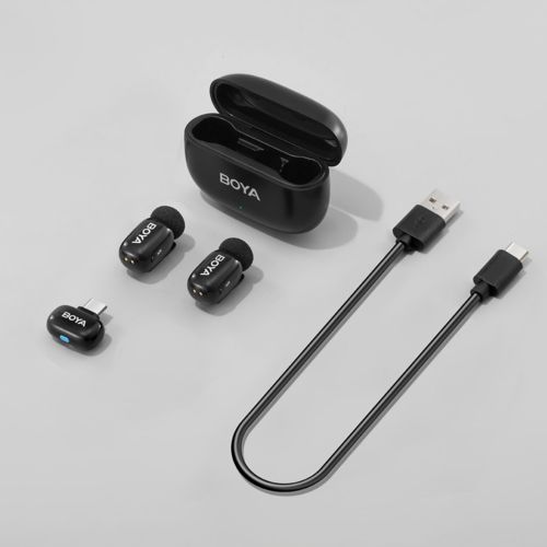 BOYA ボーヤ mini 14 ブラック コンパクトワイヤレスマイク USB Type-C対応