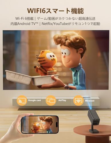 ＆搭載電動フォーカス＆自動台形補正