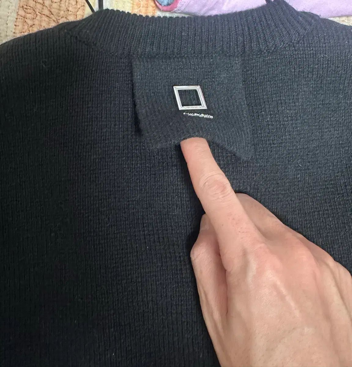 ウーヨンミ ヘンリーネック カーディガン ブラック カーディガン トップス メンズ