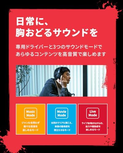 BKE ワイヤレスヘッドホン