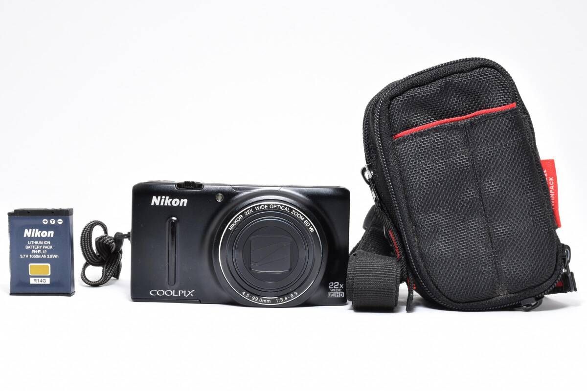 Nikon ニコン COOLPIX S 9500 ブラック コンパクトデジタルカメラ 833
