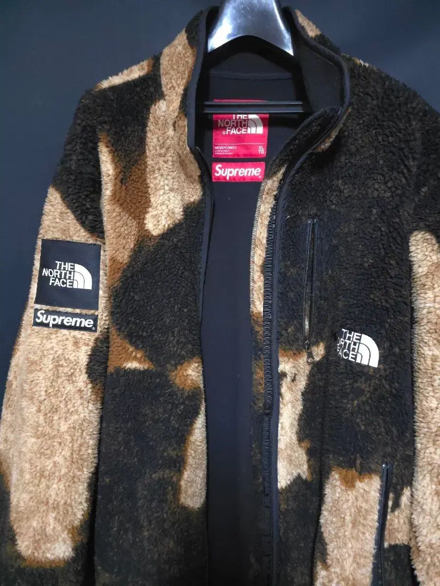 シュプリーム THE NORTH FACE ザノースフェイス ブリーチド フリース ジャケット