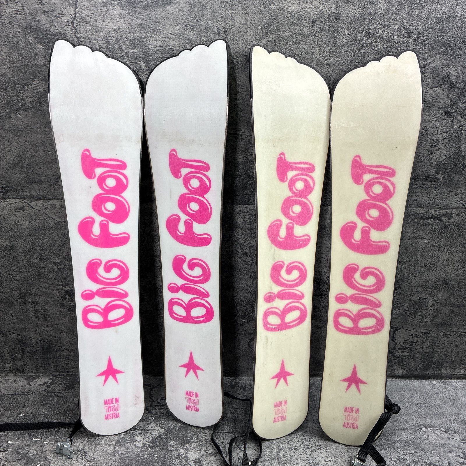2個セット クナイスル ビックフット ショートスキー ジャンク 現状品