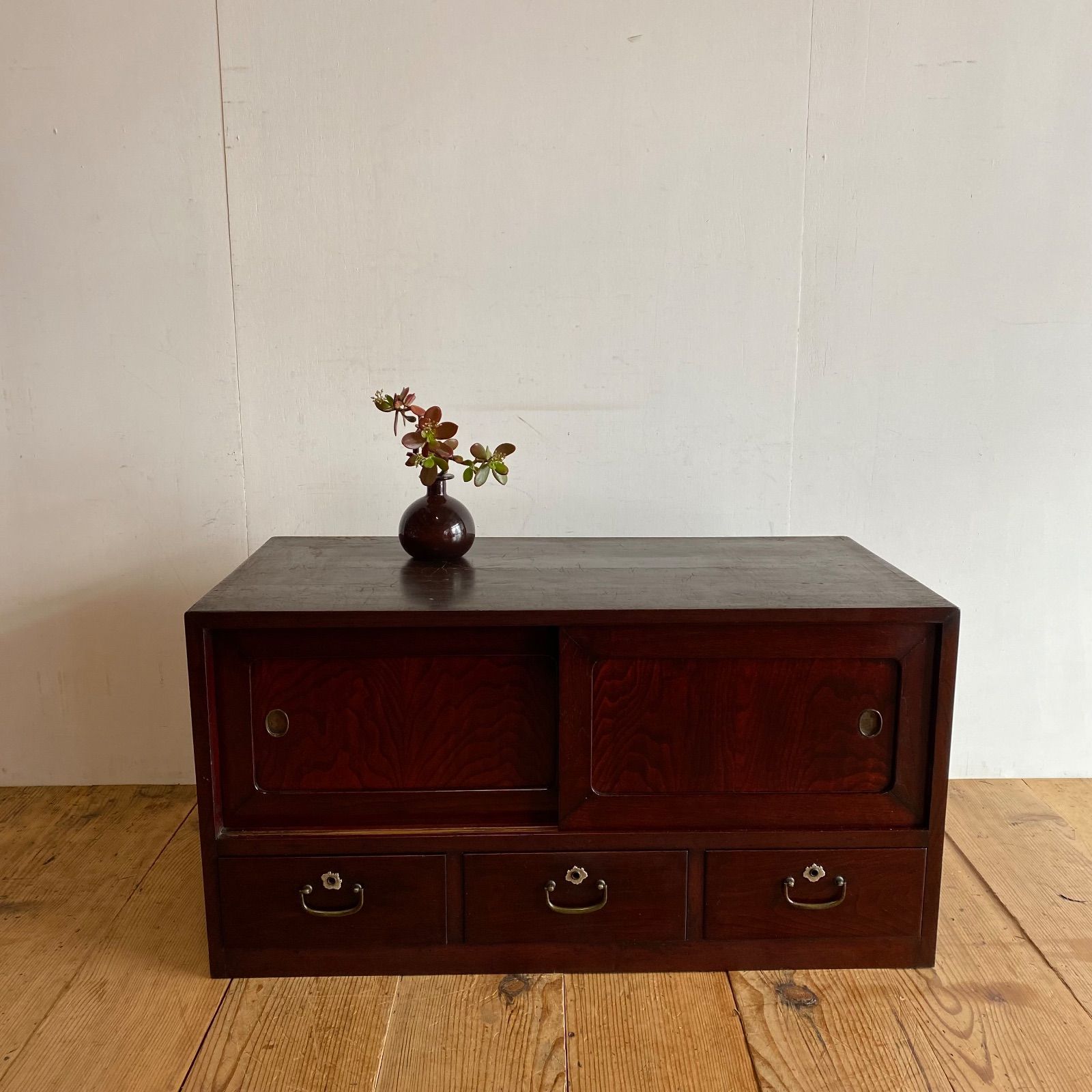 アンティーク チェスト 箪笥 ローボード テレビ台 昭和レトロ 古家具