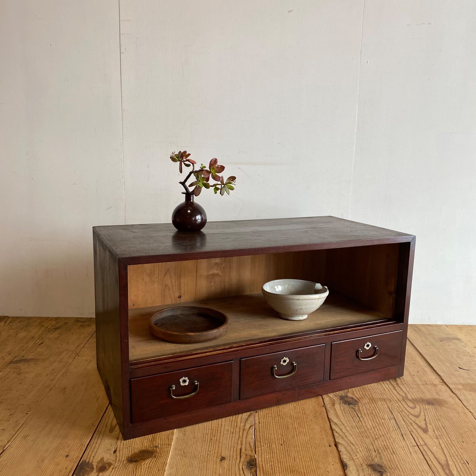 アンティーク チェスト 箪笥 ローボード テレビ台 昭和レトロ 古家具