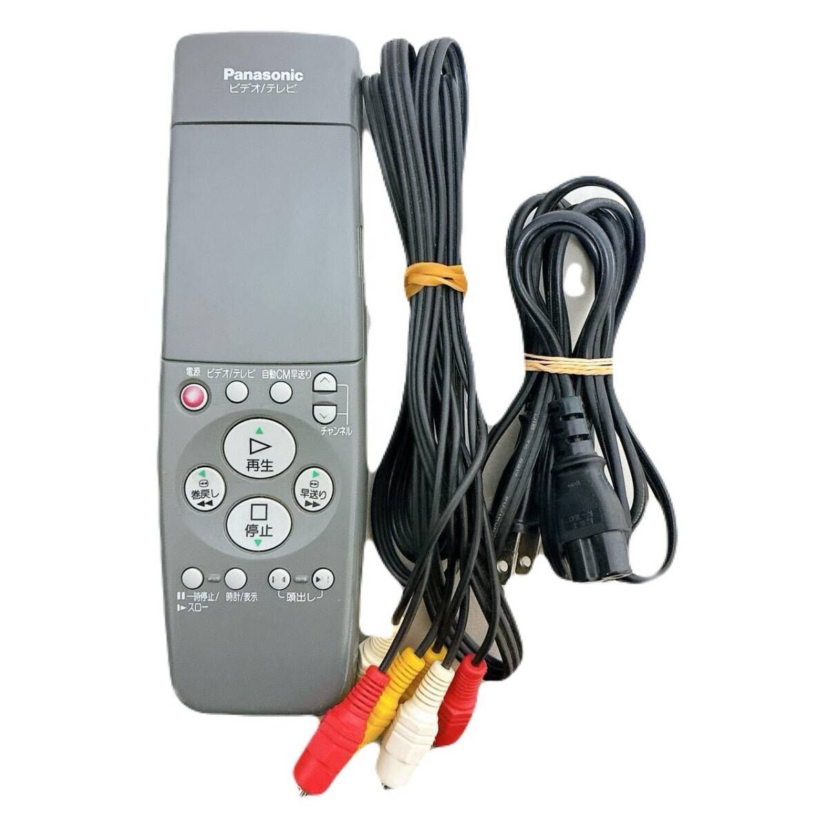 整備品 Panasonic パナソニック ビデオデッキ SVHS NV-SB 770 リモコン付 ケーブル付