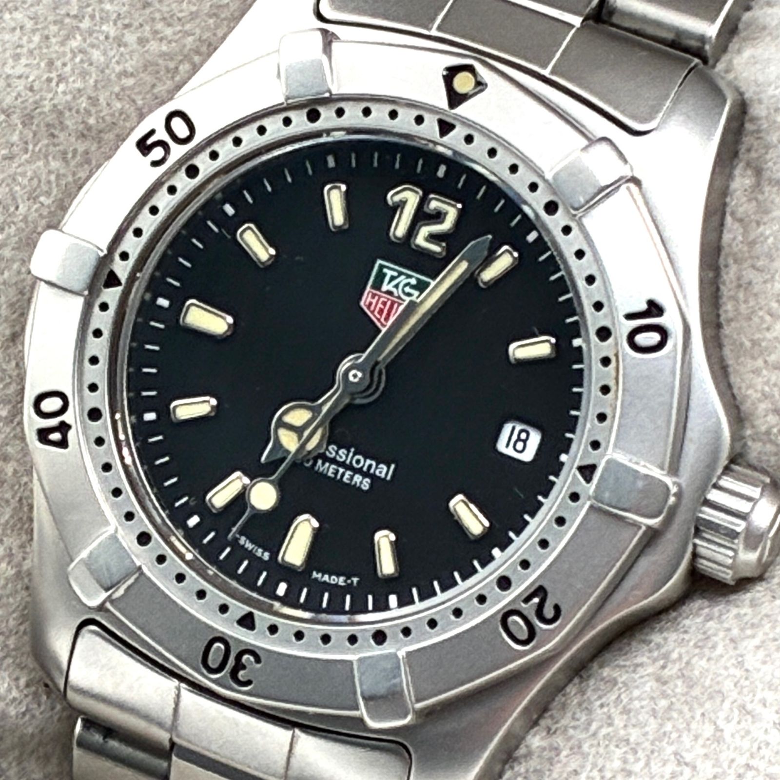 TAG Heuer タグホイヤー 腕時計 プロフェッショナル デイト 2000シリーズ エクスクルーシブ シルバー 稼働品