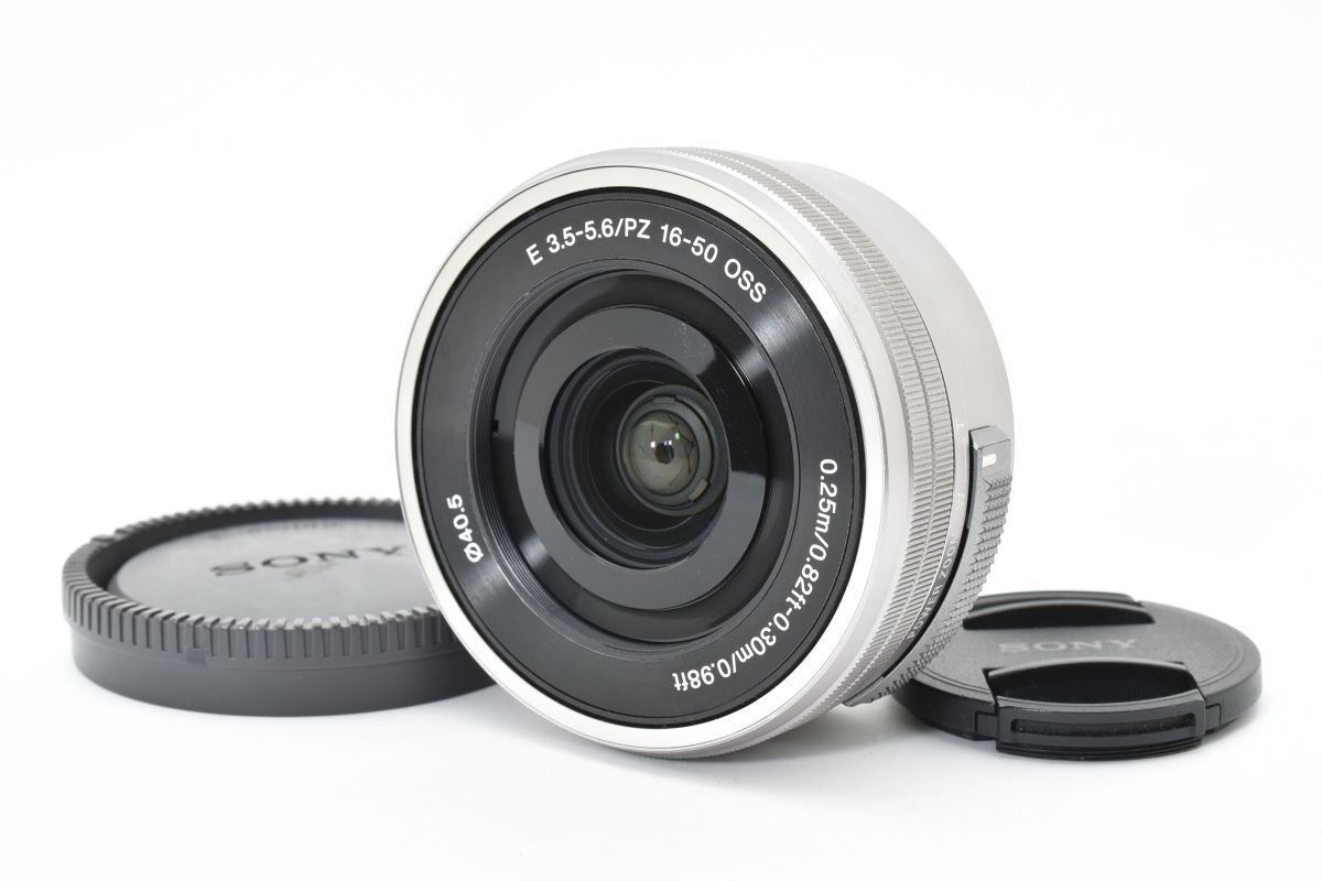 SONY E PZ 16-50 mm F 3.5-5.6 OSS シルバー AYM 5225 53