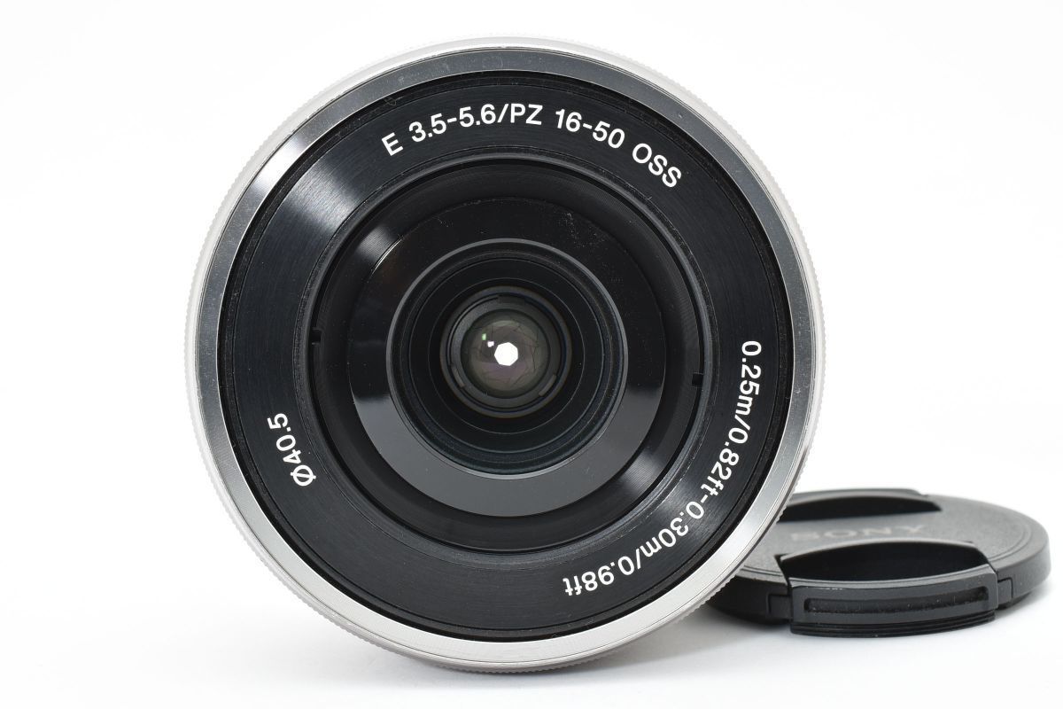 SONY E PZ 16-50 mm F 3.5-5.6 OSS シルバー AYM 5225 53