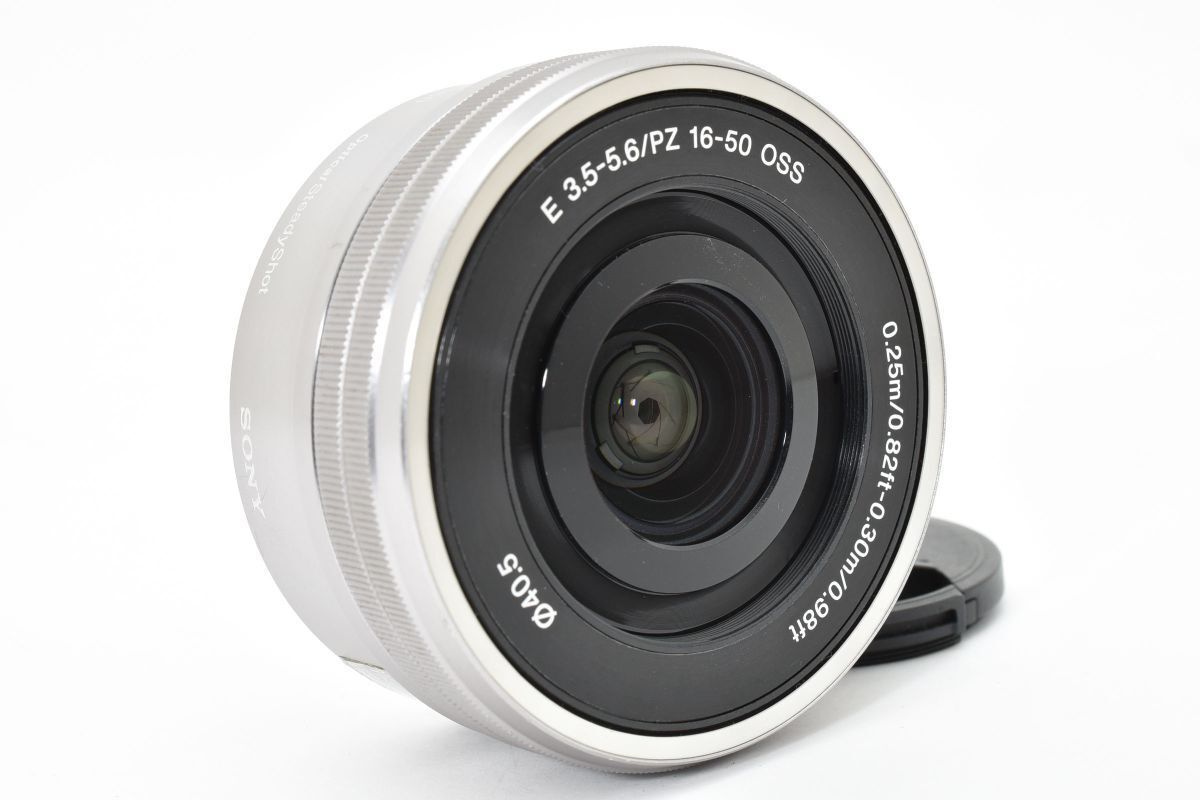 美品SONY E PZ 16-50 OSS SELP1650 シルバー 良品 SONY E PZ 16-50mm F3.5-5.6 OSS SELP1650 シルバー AYM5225#53