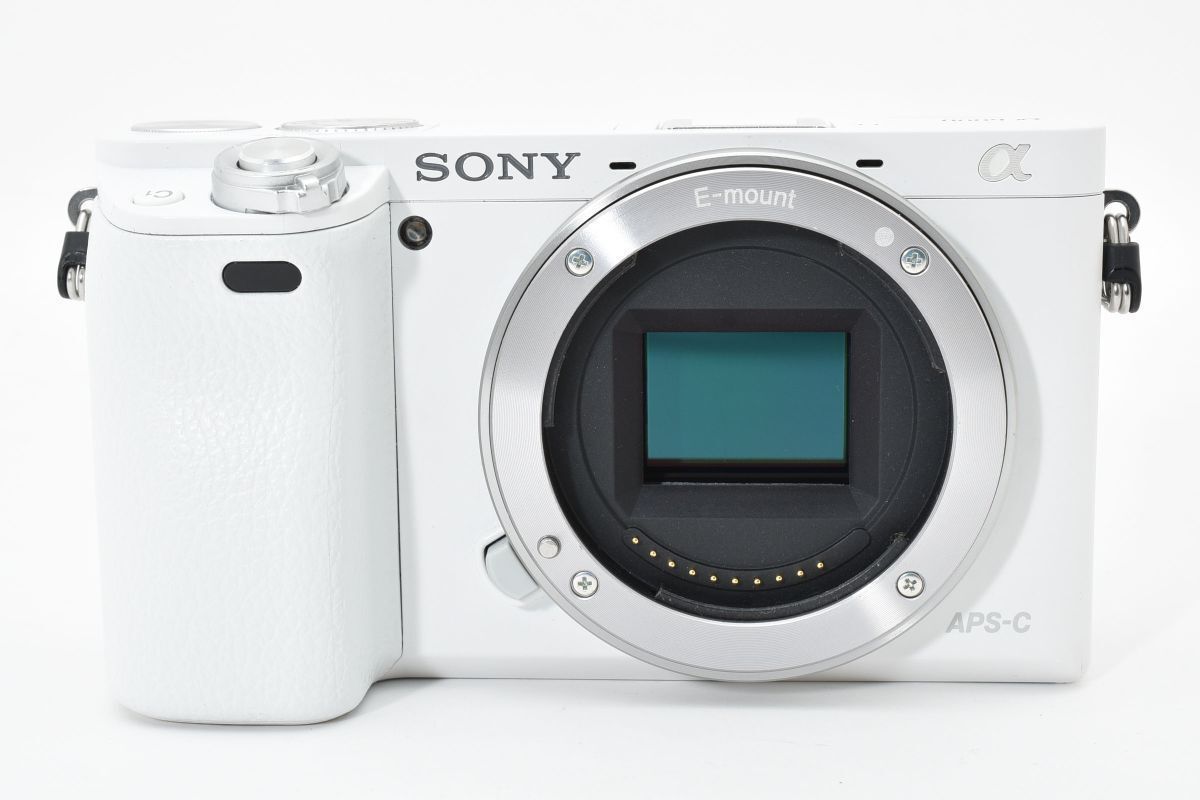  ショット数2504回 SONY α6000 ホワイト ILCE-6000 ミラーレス一眼 AYM 5252 401 ミラーレス一眼 デジタルカメラ